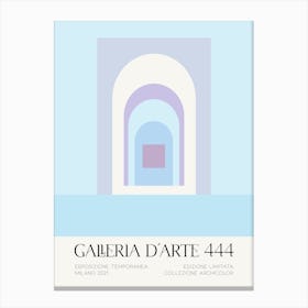Galleria D'Arte 444 Geometric Arches 4 Canvas Print
