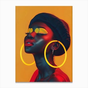 Portrait Of African Woman 88 Canvas Print