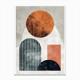 Dirichlet Bauhaus Mid Century Canvas Print