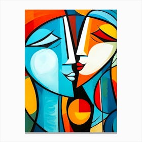 Kissing Couple Canvas Print