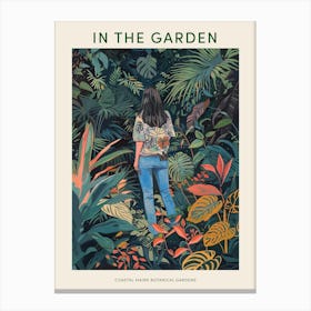 In The Garden Poster Coastal Maine Botanical Gardens Usa 2 Canvas Print