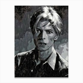 David Bowie Musical Art Canvas Print