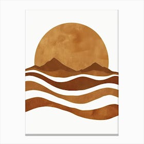 San Josг© Dynamics Minimalist Bauhaus Canvas Print