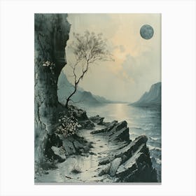 Moonlight Walk Canvas Print