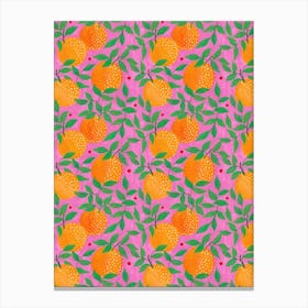 Orange Garden Canvas Print