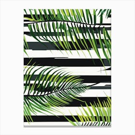 Fashionable Ferns Canvas Print