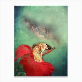 The Centre Of Her Monologues Canvas Print