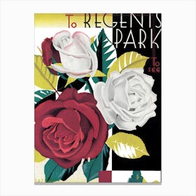 To Regents Park Canvas Print