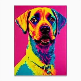 Belgian Laekenois Andy Warhol Style dog Canvas Print