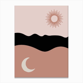 The Sun, The Moon, The Air Canvas Print