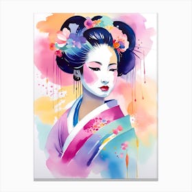 Geisha 68 Canvas Print