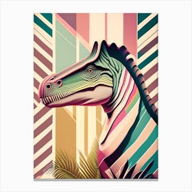 Kentrosaurus Pastel Dinosaur Canvas Print