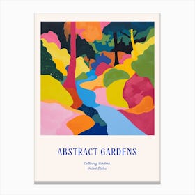 Colourful Gardens Callaway Gardens Usa 3 Blue Poster Canvas Print