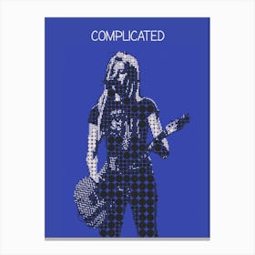 Complicated Avril Lavigne Canvas Print