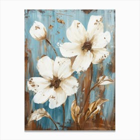 White Flowers 2 Canvas Print