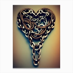 Heart Of Chains Canvas Print