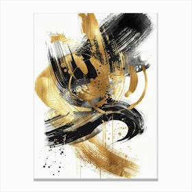 Abstract Gold Canvas Print 4 Canvas Print