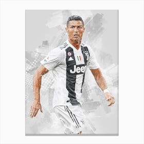 Cristiano Ronaldo Juventus 1 Canvas Print