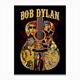 Bob Dylan - The Blues 10 Canvas Print