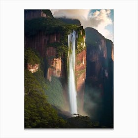 Angel Falls, Venezuela Realistic Photograph (4) Canvas Print
