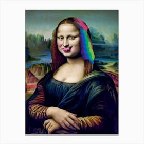 Mona Lisa The Subversive Smile Canvas Print