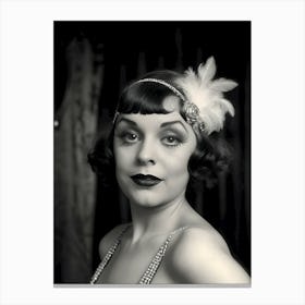 1920's Burlesque Dancer ~Reimagined 90 Canvas Print