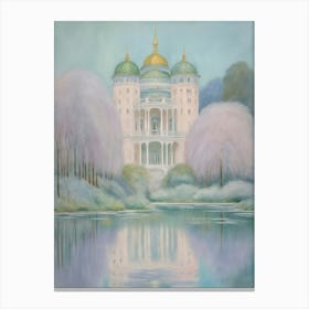 Palace By The Lake Canvas Print