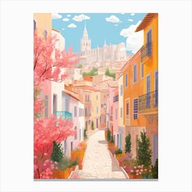 Alicante Spain 5 Illustration Canvas Print