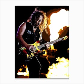 Kirk Hammett Metallica band music 6 Canvas Print