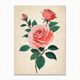 Roses Canvas Print