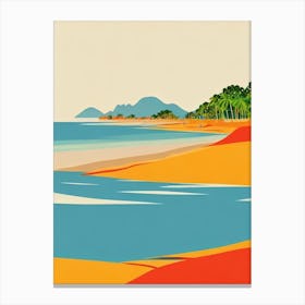 Cenang Beach Langkawi Island Malaysia Midcentury Canvas Print