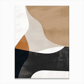 Cascading Calm Minimalist Style Canvas Print