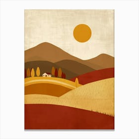 Autumn Landscape 17 Canvas Print