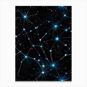 Constellations In The Sky Canvas Print