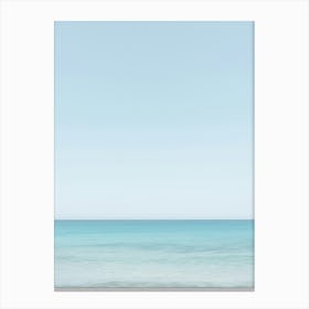 Italian sea in the Summer Canvas Print