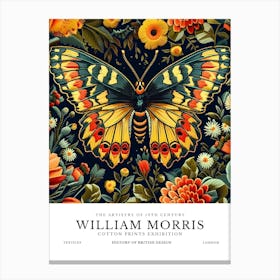 William Morris Exhibition Insects Series 41 Canvas Print