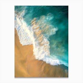 Aerial View Of A Beach 83 Canvas Print