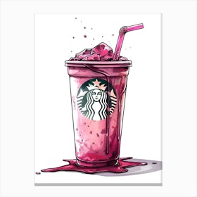 Starbucks Drink Canvas Print