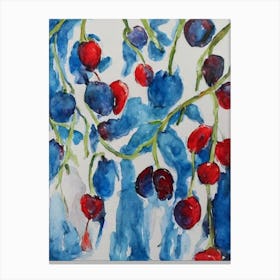 Cherry Classic 2 Fruit Canvas Print