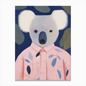 Playful Illustration Of Koala For Kids Room 1 Canvas Print
