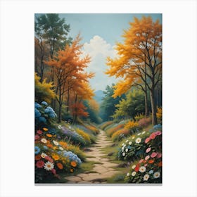 Path Through The Woods Canvas Print