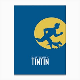 The Adventures Of Tintin Canvas Print