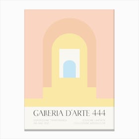 Galleria D'Arte 444 Geometric Arches 3 Canvas Print