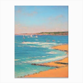 Boat Harbour Beach Australia Monet Style Canvas Print