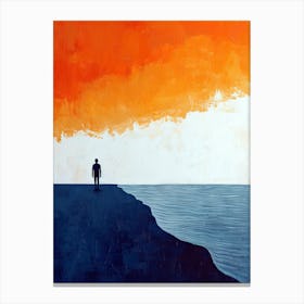 I Stand Alone, Minimalism 1 Canvas Print