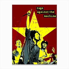 Rage Against The Machine 5 Canvas Print