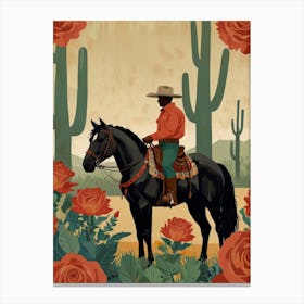 Leonardo Lightning Xl Create A Retroinspired Western Scene Wit 1 3 Topaz Standard V2 4x Canvas Print