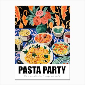 Pasta Party, Matisse Inspired 04 Canvas Print