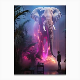 The Wise Elephant In The Room Canvas Print