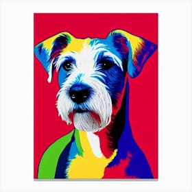 Sealyham Terrier Andy Warhol Style dog Canvas Print